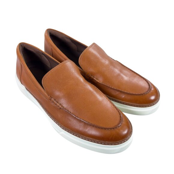 Allen Edmonds Burke Venetian Leather Slip-On Comfort Shoe Sneaker Mens 13 D Tan main image 5